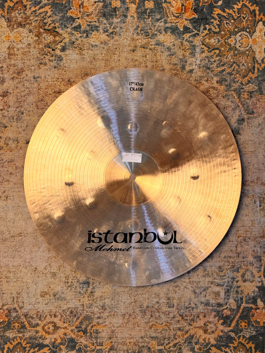 Warm Mellow ISTANBUL Mehmet 17” Crash PERFECT Shape! Sounds Amazing! Hamer Classic at 1138 g