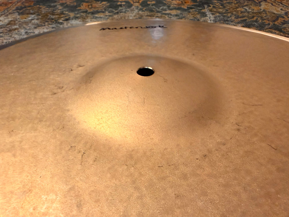 ULTRA THIN MASTERWORK 22” PAPER THIN Crash Ride ONLY 1558 g Absolutely Incredible!! Thalles