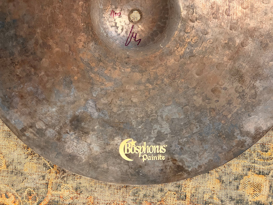 LIGHT DRY COMPLEX BLACKENED Bosphorus Crash 17” Only 1110 g Painite FAST! Beautiful!