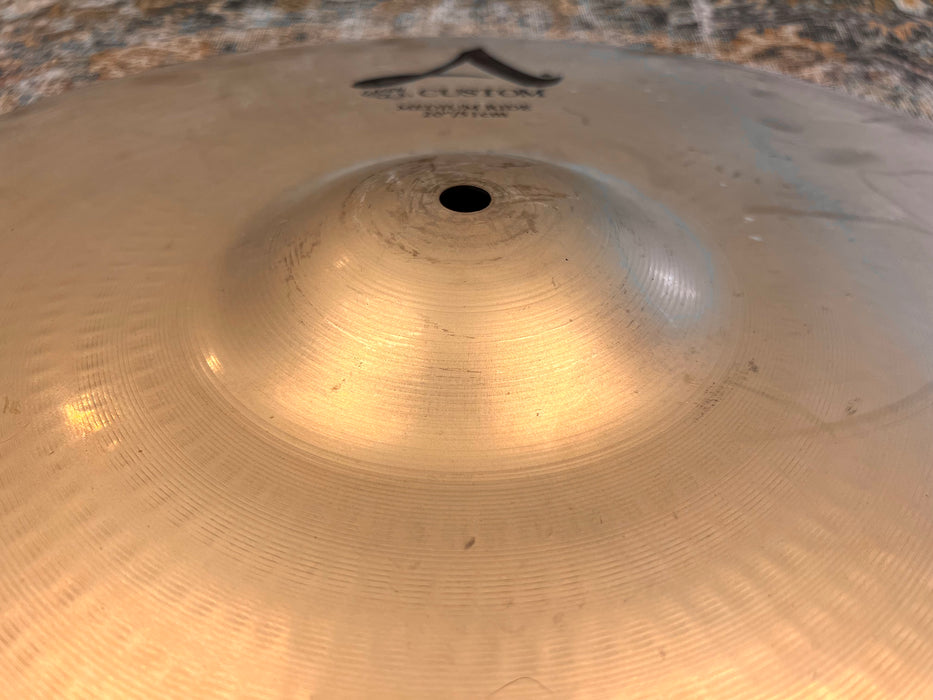 BRILLIANT SHIMMERING Zildjian A CUSTOM 20" MEDIUM Ride 2532 g Don’t Pay $400!!!