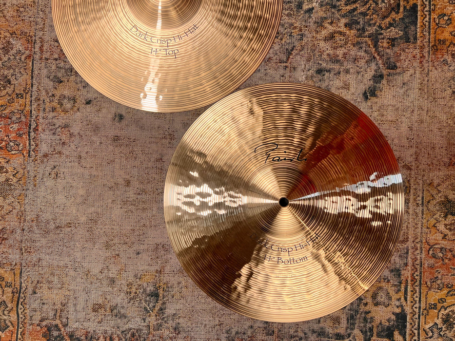 Paiste SIGNATURE DARK CRISP 14” Hihats 870 1506 g CLEAN CRISP Look TONE! Don’t Pay $568!