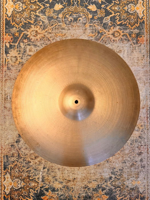 AMAZING Thin Big Vintage Zildjian Crash 20” ONLY 1592 g SOUNDS Incredible! LIGHT RIDE or THIN CRASH RIDE!