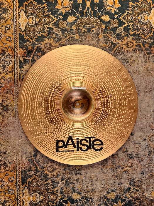 Unique Paiste PROTOTYPE 2002 RUDE Dark FULL Crash 18” 1772 g