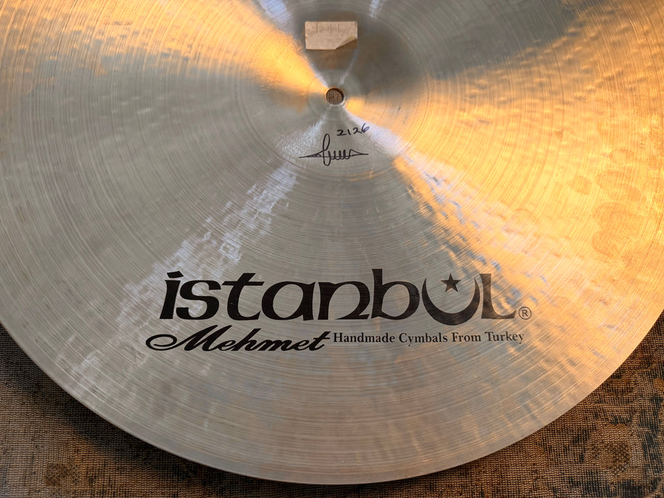 GLOWING Warm Smooth ISTANBUL Mehmet 61st ANNIVERSARY Ride 21” 2126 g PERFECT! Incredible