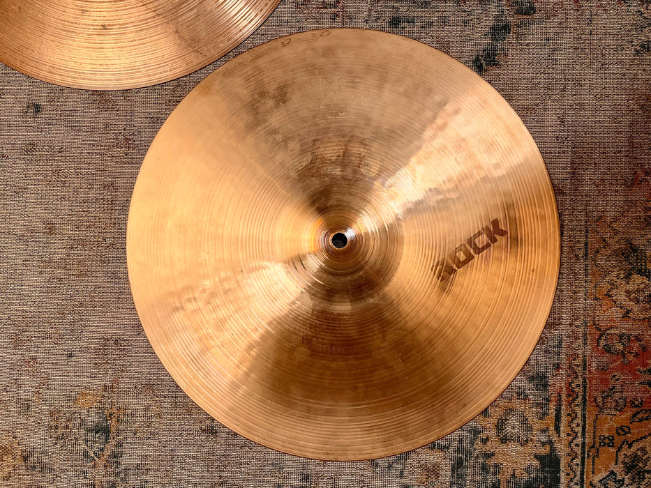 PAISTE Combo PROTOTYPE OVER VINTAGE 2002 ROCK 14” Hihats 897 1074 g TIGHT & CRISP! Sound Fantastic!