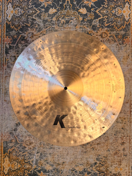 Zildjian K MEGA BELL? COULD BE! 20” PENETRATING K BELL at 3282 g Cluster Hammering IMMACULATE