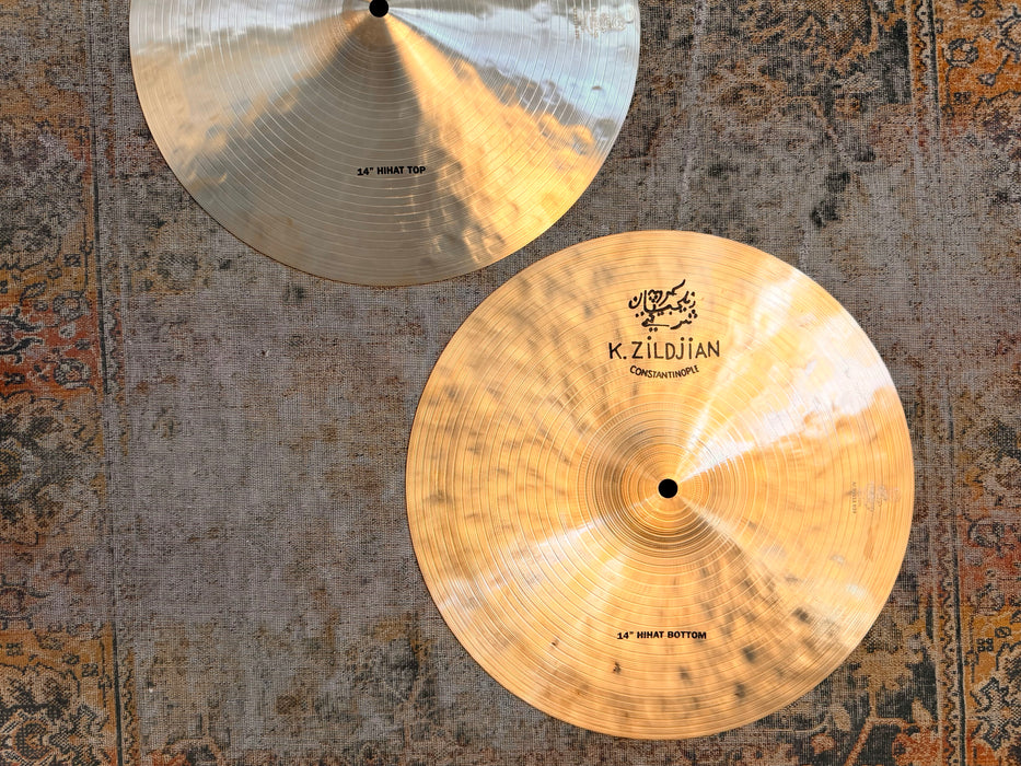 Zildjian K CONSTANTINOPLE Hihats 14” PERFECT!! Versatile! 974 1106 g Don’t PAY $800