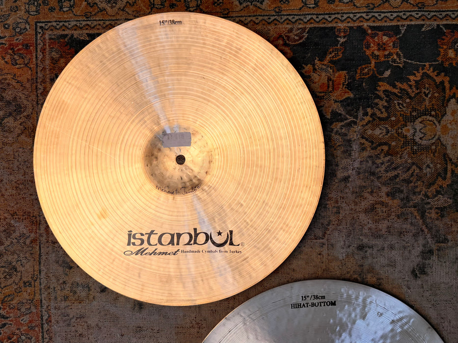 ISTANBUL Mehmet 15” COMBO SULTAN LEGEND DRY Hihats Unique Warm Dark Semi-Complex! 862 1392 g