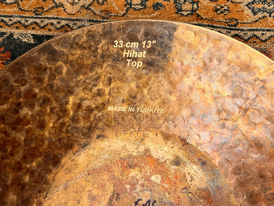 RARE Tight CRISP BOSPHORUS EBC 13” Hihats 760 990 g MINT! Top Lathed Underside RAW! Red Label