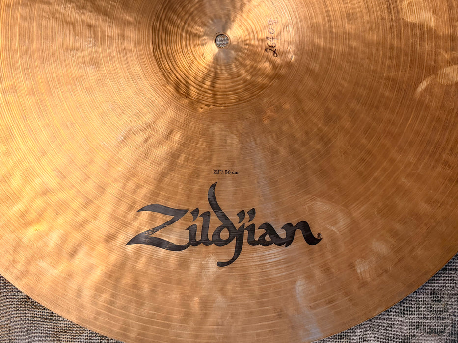 Zildjian FIRST YEAR Original KEROPE 22” Ride Crash 2640 g Fantastic Definition! Aged A Decade!!