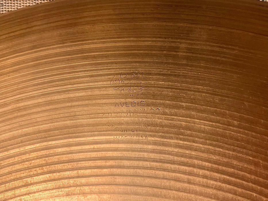 Vintage 1960s Zildjian COMPLEX Ride 20” ONLY 1742 g BILL STEWART DRY COMPLEX Vibe