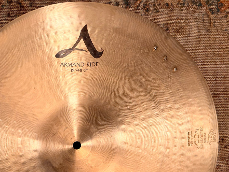 Zildjian Armand BEAUTIFUL BABY 19” Sizzle Ride Crashes! SMOOTH MELLOW! 1790 g Why Pay $509