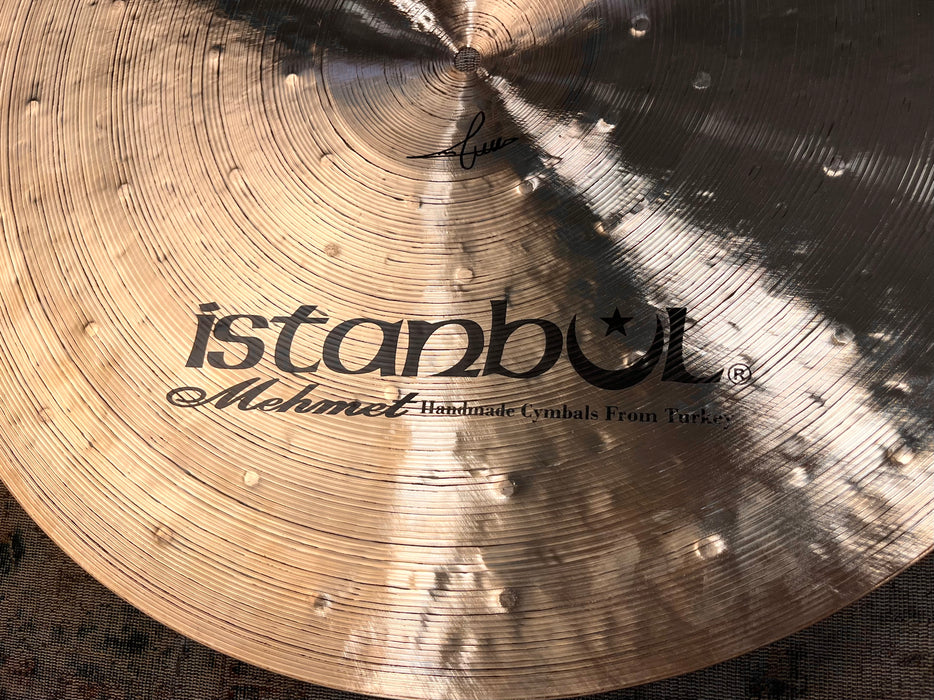 ULTRA DARK ISTANBUL Mehmet LEGEND DRY Ride 22” 2434 g PERFECT Deep Hammering! AMAZING!