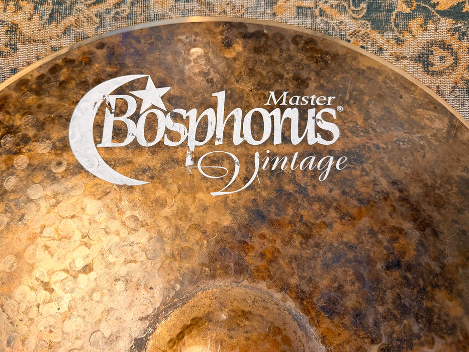 Bosphorus MASTER VINTAGE 20” Ride Crash ONLY 1790 g IMMACULATE Cond! PAPER-Y LIGHT! Unlathed!