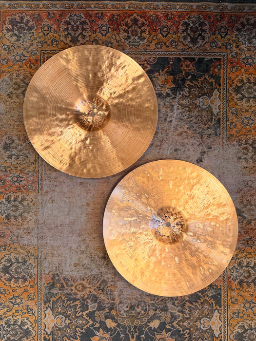 RARE Istanbul AGOP 30th Anniversary 16” Hihats PERFECT w HIGH BELL 1106 1332 g Sound Amazing!