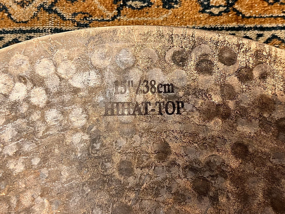 Rare DARK Semi-Dry 15” Istanbul Mehmet VEZIR Hihats 1295 1472 g IN BAG