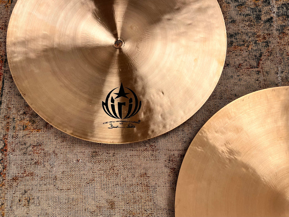 Ultra Crisp Hand Hammered DIRIL CUSTOM 13” Hihats 1042 1184 g Fine Golden Lathing! Clean