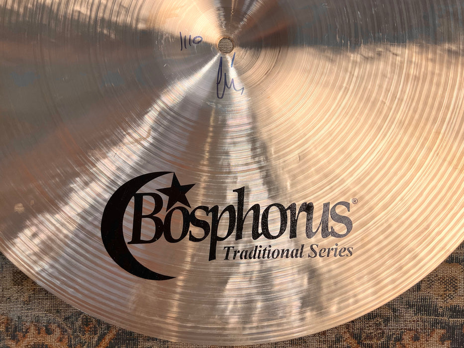 LIGHT Complex Bosphorus Traditional 18” Factory PAPER THIN CRASH 1110 g IMMACULATE! Airy!