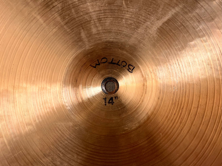 PAISTE Combo PROTOTYPE OVER VINTAGE 2002 ROCK 14” Hihats 897 1074 g TIGHT & CRISP! Sound Fantastic!