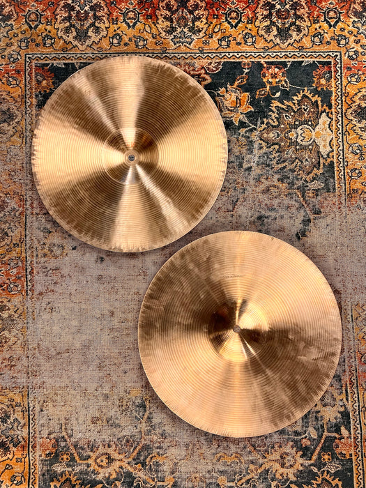 Rare Vintage Paiste Pre Serial 602 THIN Hihats 14” 818 998 g REAL DEAL! Don’t Pay $622!!