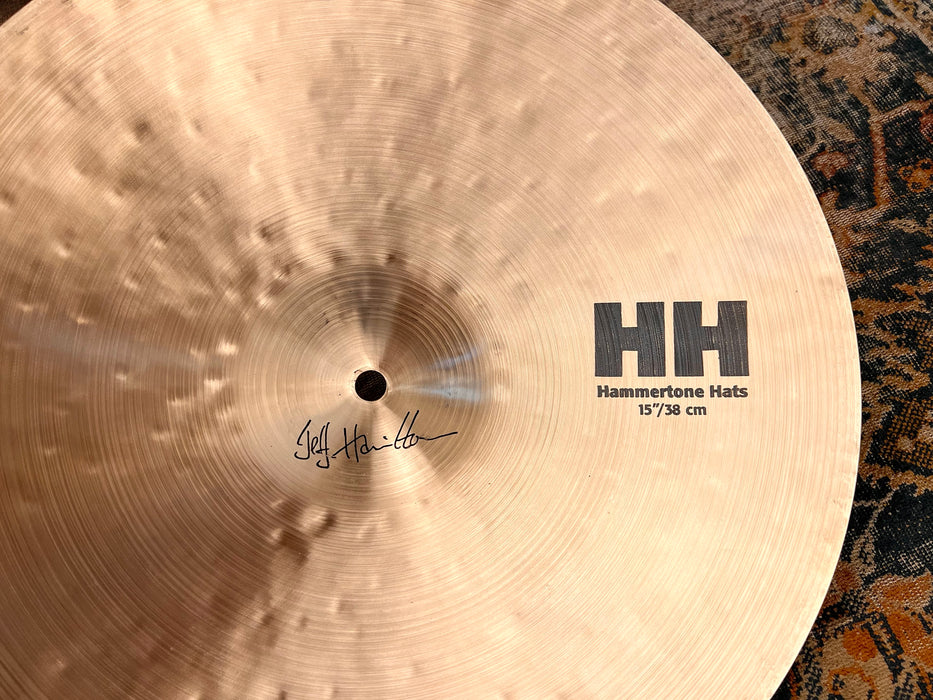 Sabian HAMMERTONE HATS 15” HH Hihats 950 1340 g MINT New Jeff Hamilton! DON’T PAY $800!
