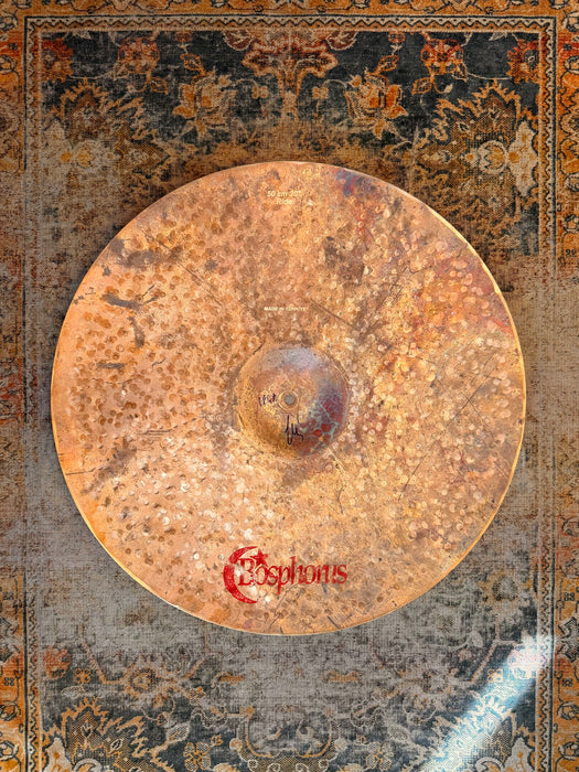 TURK OF DOOM Dark Complex Bosphorus RAW 20” THIN CRASH RIDE ONLY 1848 g Spectacular Unlathed