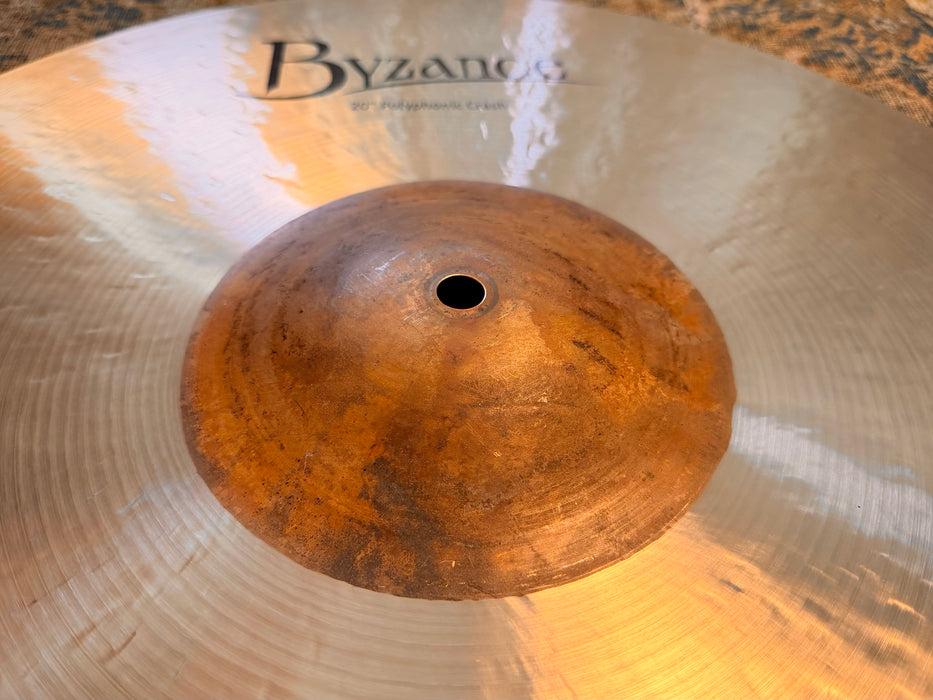 Meinl BYZANCE POLYPHONIC Crash 20” IMMACULATE! Traditional w RAW BELL 1782 g LIGHT RIDE