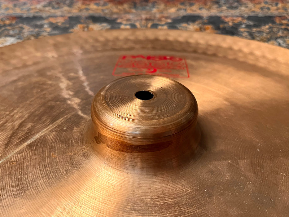 Ultra RARE Paiste 24” 2002 China Type! DANNY CAREY! From 1982! Log Discontinued! MASSIVE BEAST! 3248 g