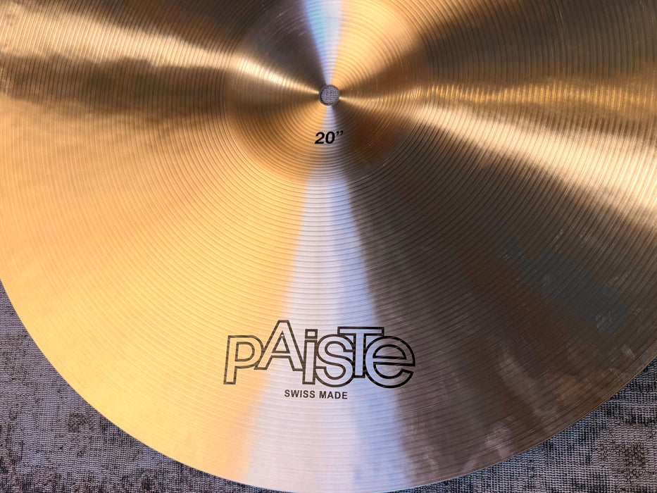 Paiste 602 20” PAPER THIN CRASH PERFECT! Only 1723 g Responsive! Bendable! DON’T PAY $760 For A Guess