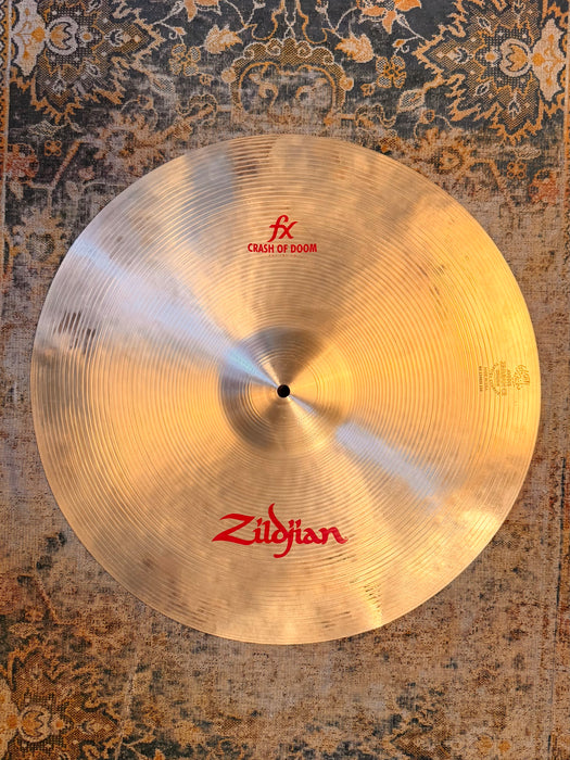 ZILDJIAN Oriental Crash of DOOM 20” FX Crash Ride Effects 1956 g SUPER COMPLEX Dark! Immaculate!