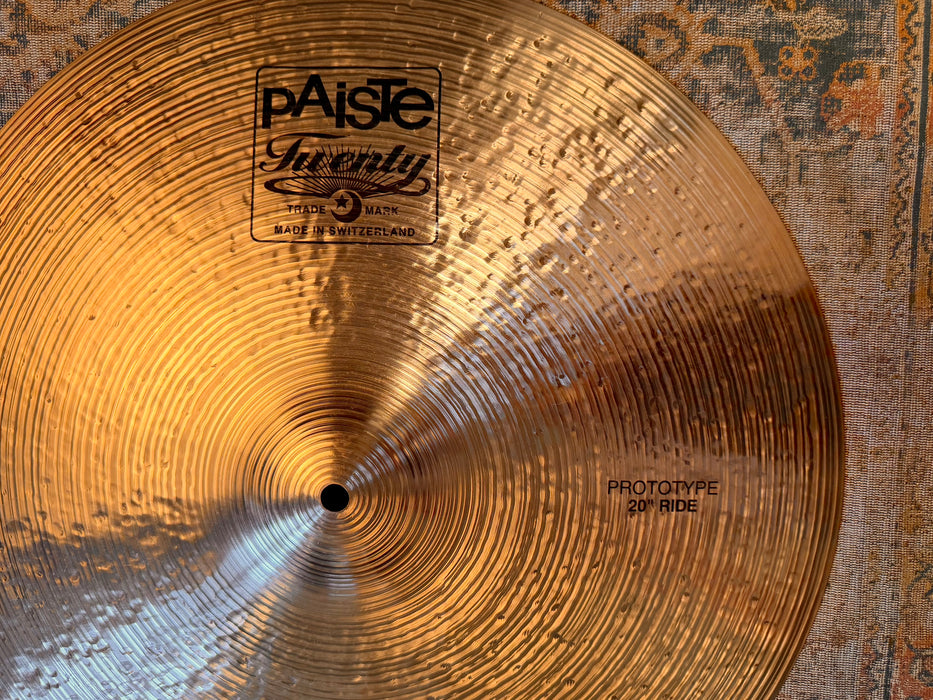 Unique PAISTE PROTOTYPE Light Complex MINI BELL 20” 2216 g TWENTY BLUEBIRD - Esque! Perfect!