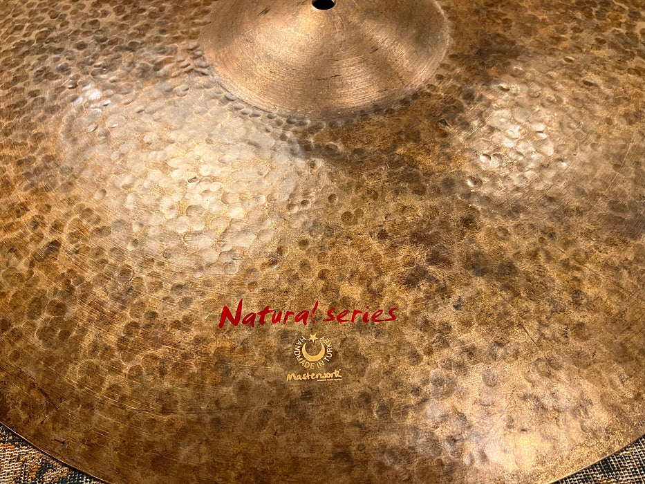MASSIVE DRY RAW Unlathed Masterwork 22" EXTRA HEAVY RIDE 4608 g EARTH