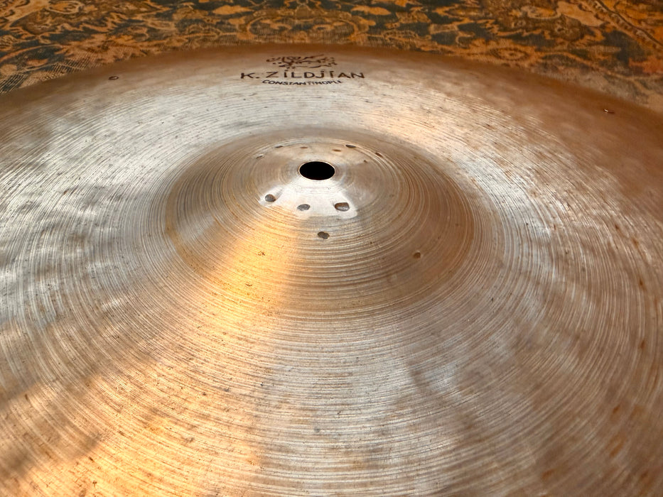 ZILDJIAN K CONSTANTINOPLE Medium Thin High Ride 20”  SUPER BENDABLE g Thinner! PLAYS VINTAGE 1836 g