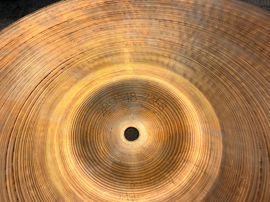 1960s Vintage Zildjian 14” Hihats PAPER THIN Light Very Complex Hand Hammered! 716 890 g