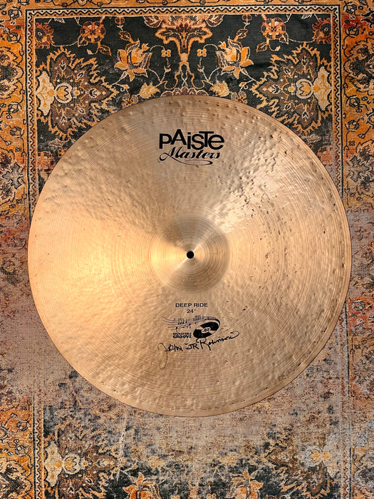 JR ROBINSON’S PERSONAL JR Robinson PAISTE Signature 24” Masters DEEP Ride SIGNED! 4274 g