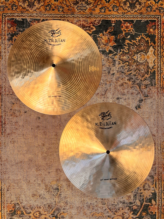 Zildjian K CONSTANTINOPLE Hihats 14” IMMACULATE! Versatile! 975 1145 g Don’t PAY $740!