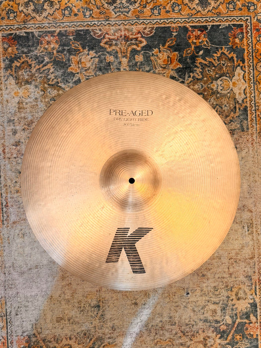 Zildjian K PRE AGED DRY LIGHT Ride 20” THINNER Model Only 1946 g CRASHABLE! Versatile