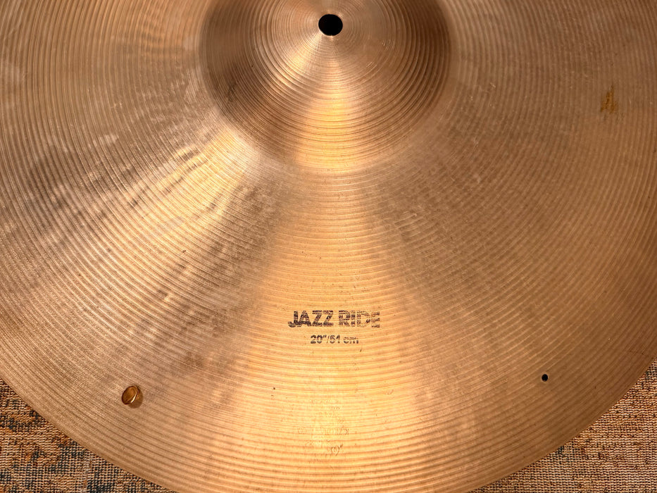 RARE Zildjian K JAZZ RIDE DRY LIGHT Sizzle 20” 2084 g AIRY COMPLEX DISCONTINUED! Great Attack!