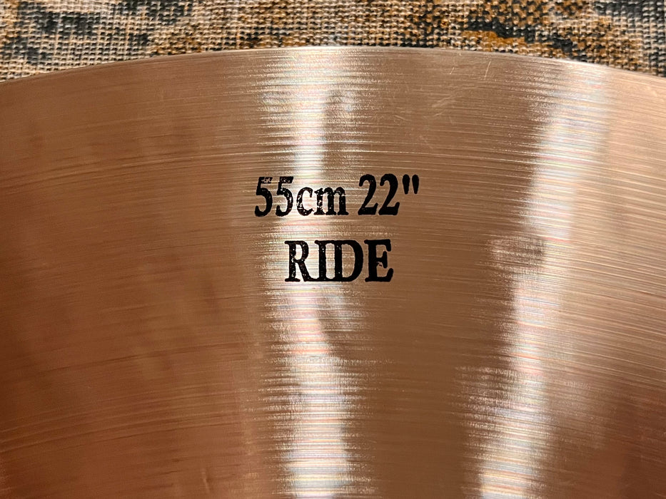 DARK GLOWING ISTANBUL MEHMET LEGEND 22” Ride 2297 g PERFECT! ULTRA WARM