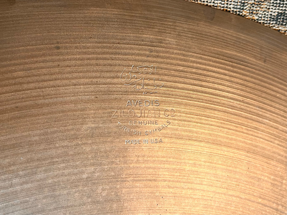 Early 1960s Vintage Zildjian 20” DRY Light Crash Ride 2288 g FANTASTIC Definition + Beautiful Crash Hand Hammered