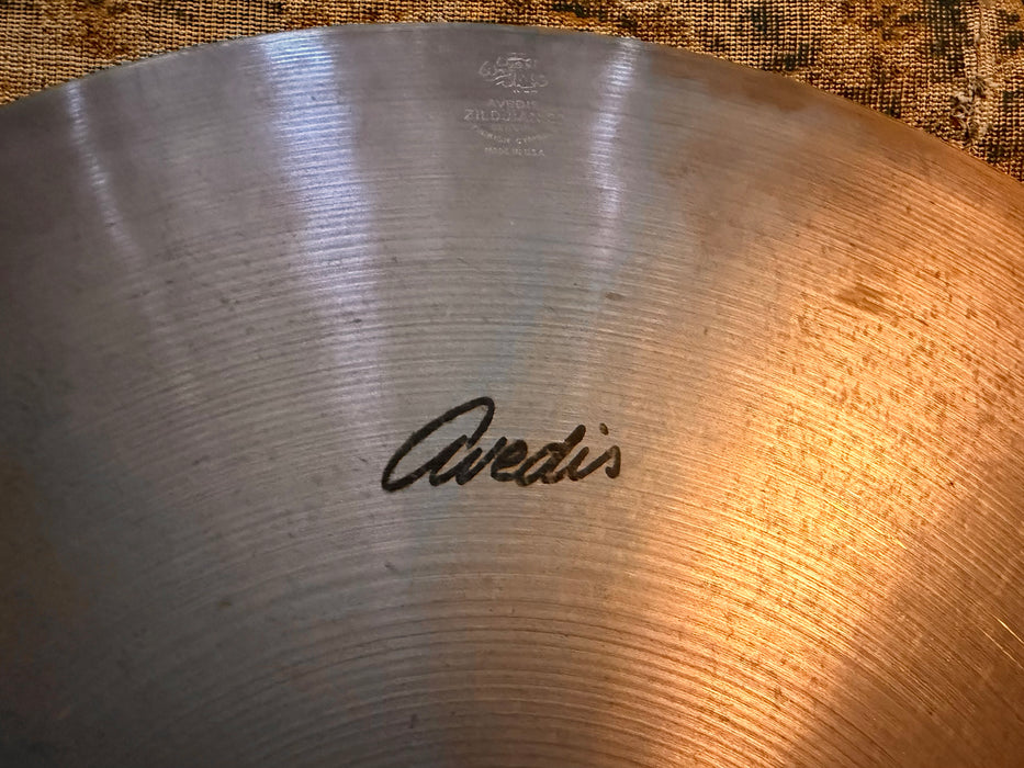 Zildjian AVEDIS Series 22” Ride Crash 2672 g SUPER SMOOTH Still Dry! Discontinued! Versatile! CLEAN