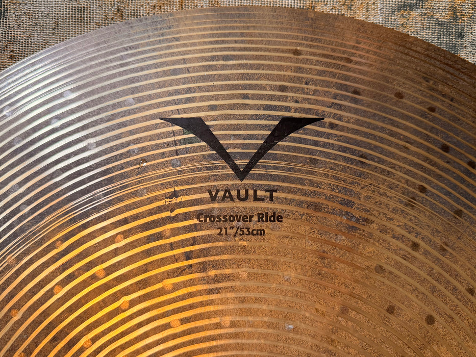 Discontinued Sabian VAULT HH CROSSOVER 21” Ride Crash IMMACULATE Shape! 2186 g DRY Still Crashable