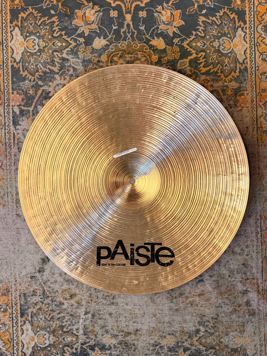 Unique PAISTE PROTOTYPE Light Complex MINI BELL 20” 2216 g TWENTY BLUEBIRD - Esque! Perfect!