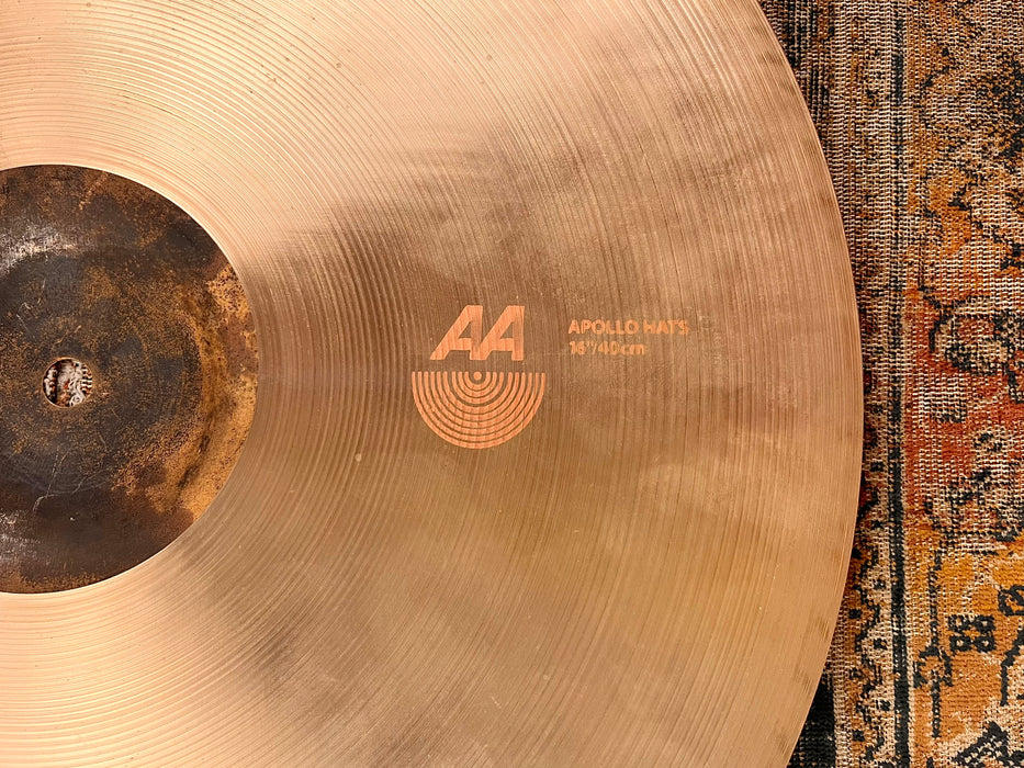 Sabian 16” Apollo Hihats 1226 1414 g MASSIVE DRY 16s”! PERFECT! Don’t Spend $600 On A Guess! AA