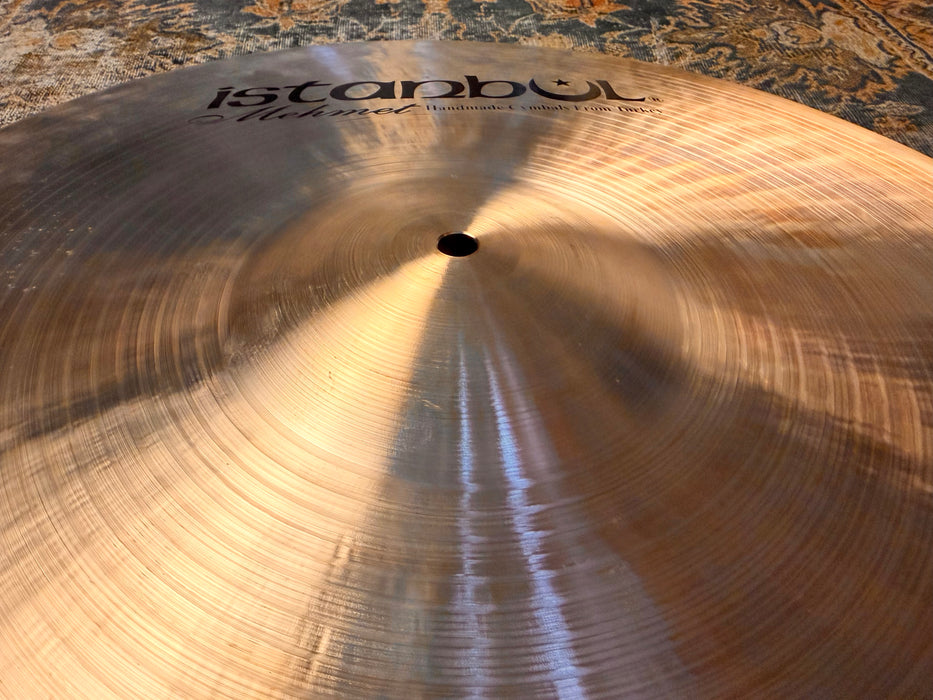 Versatile ISTANBUL Mehmet TRADITIONAL 22” Ride Crash 3098 g PERFECT Shape! Great Definition! CRASHABLE!