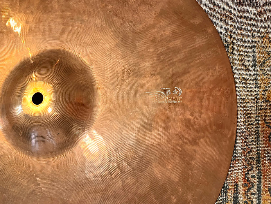 ULTRA RARE Vintage PAISTE ORIGINAL GIANT BEAT 15” Hihats 914 1040 g PRE SERIAL White Label! Bonham