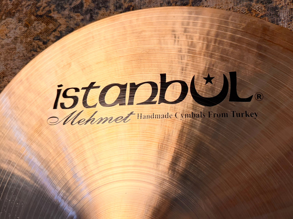 Versatile ISTANBUL Mehmet TRADITIONAL 22” Ride Crash 3098 g PERFECT Shape! Great Definition! CRASHABLE!