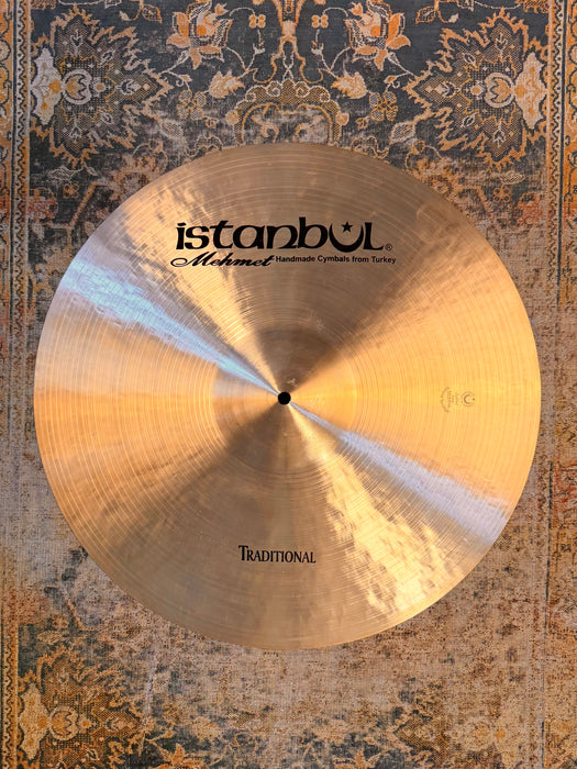 ULTRA Warm Versatile ISTANBUL Mehmet TRADITIONAL 22” Ride Crash 2408 g Gorgeous!