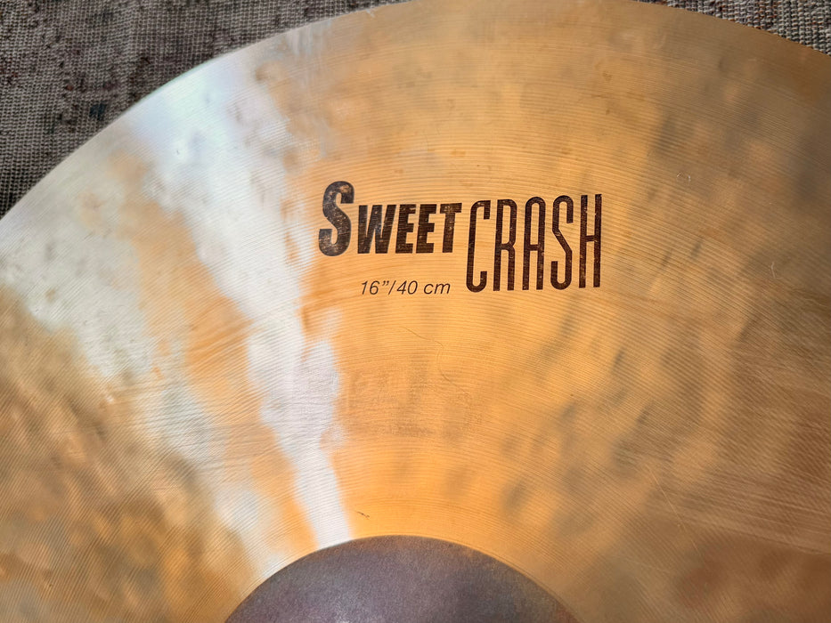 Zildjian K SWEET CRASH 16” FAST Thin And Bendable! CLEAN!! 934 g Don’t Pay $384 for a Guess!