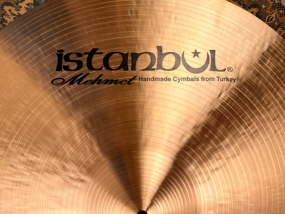 VERSATILE ISTANBUL Mehmet 24” Big Ride 3452 g IMMACULATE Crash Ride DARK! Glorious